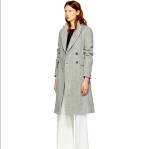 Isabel Marant Danki Alpaca Wool Herringbone Coat